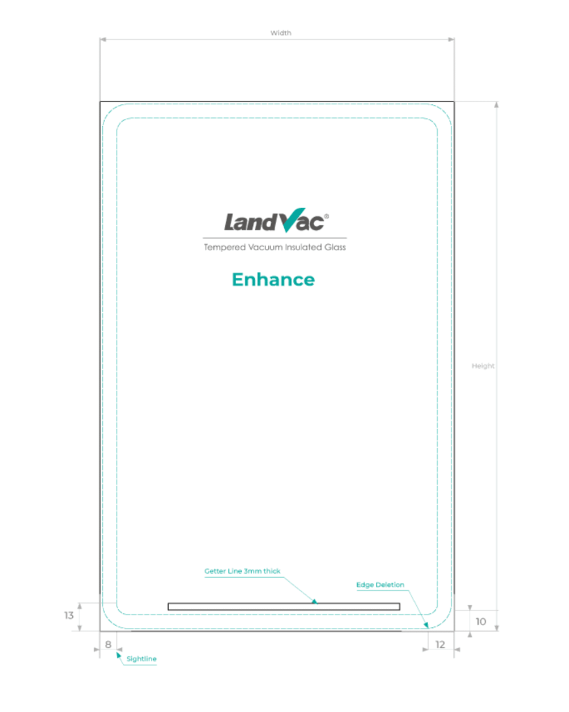 Landvac Enhance vacuum Glazing with a 0.4 -U-Value