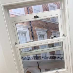 internally glazed sash windows providing a secure solution