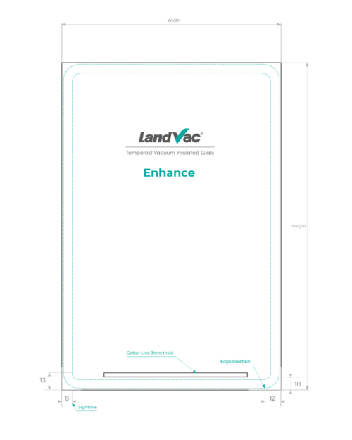 Tech-Drawing-Landvac-Enhance-Vacuum-Glazing.png Landvac Enhance vacuum Glazing with a 0.4 -U-Value