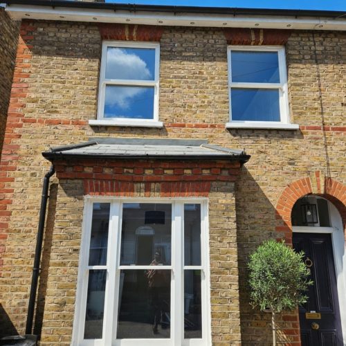 Venetian sash window in Victorian house