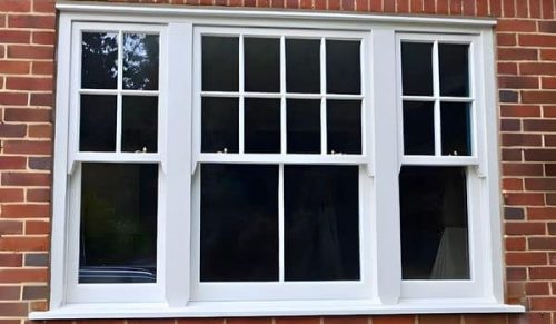 Wooden Edwardian Cords & Weights Sash Window Timber sash windows in a Victorian property